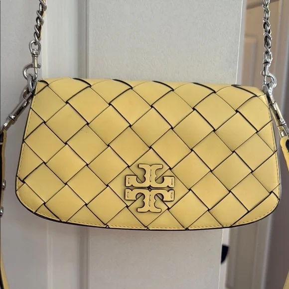 Tory Burch Yellow Crossbody Bag - Picture 6 of 7